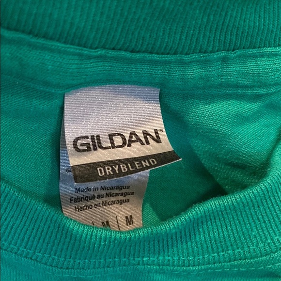 Gildan The Pumpkin Run 5K Short Sleeve T-Shirt "WeRunToFeedKids" Medium Green - Picture 3 of 7